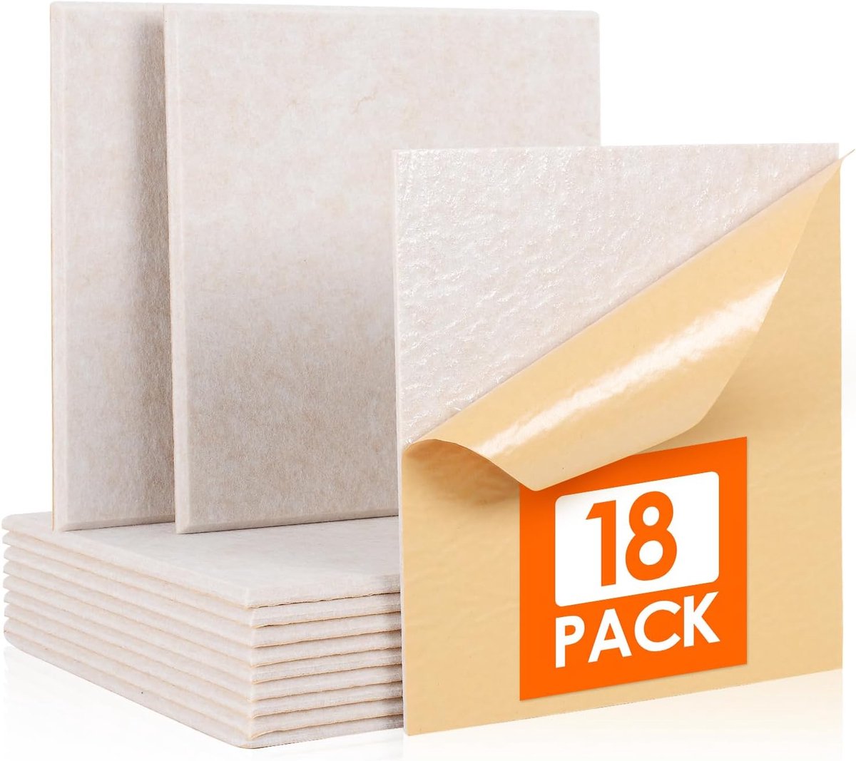 18 Pack Acoustic Panels Self Adhesive,30 x 30 x 1cm Acoustic Panels Acoustic Absorber Square Soundproofing Panels Wall - ShopVlot