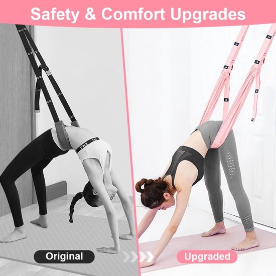 Solidchoice - Yoga Stretch Band voor Rugpijn - Verstelbare Leg Stretcher en Aerial Yoga Trainer van Solidchoice — afbeelding 4