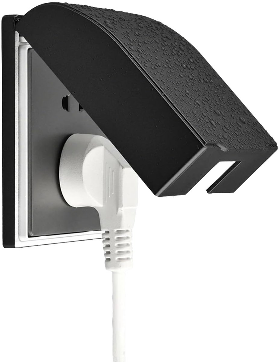 Solidchoice - Kunststof Stopcontactafdekking met Regenhoes