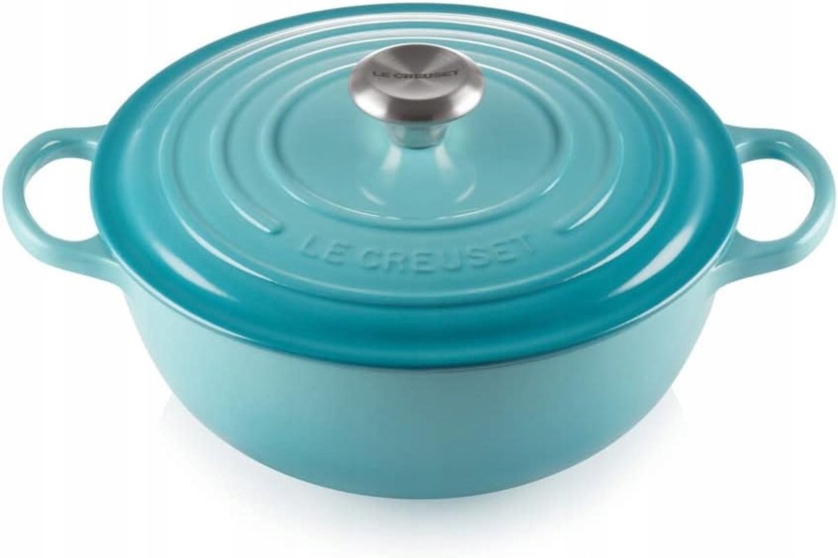 Gietijzeren Braadpan Rond 26cm 4.1L - Caribisch Design