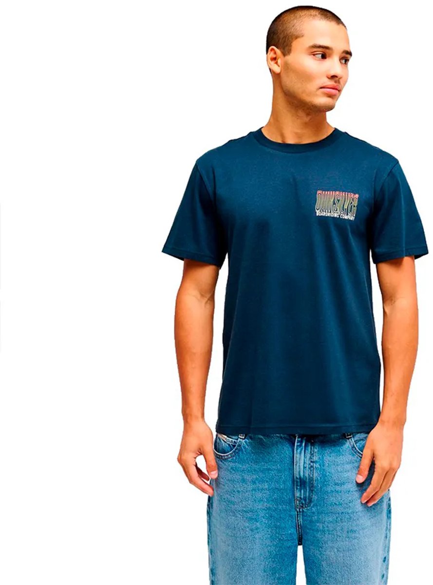 Quiksilver Liquid T-shirt Met Korte Mouwen M Man Blauw
