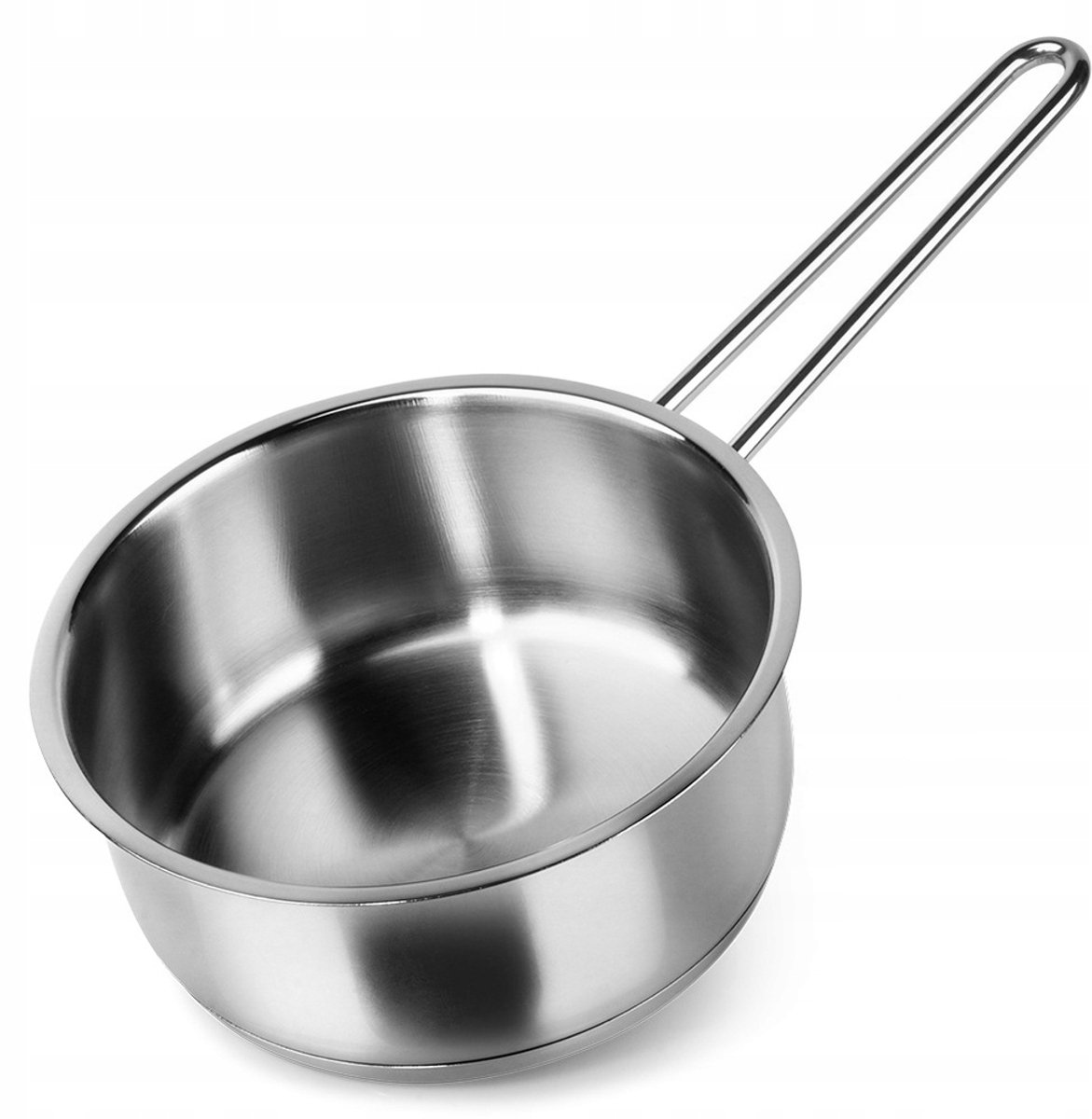 Merkloos RVS Steelpan met Handvat - 16cm, 1.25L - Geschikt voor Inductie
