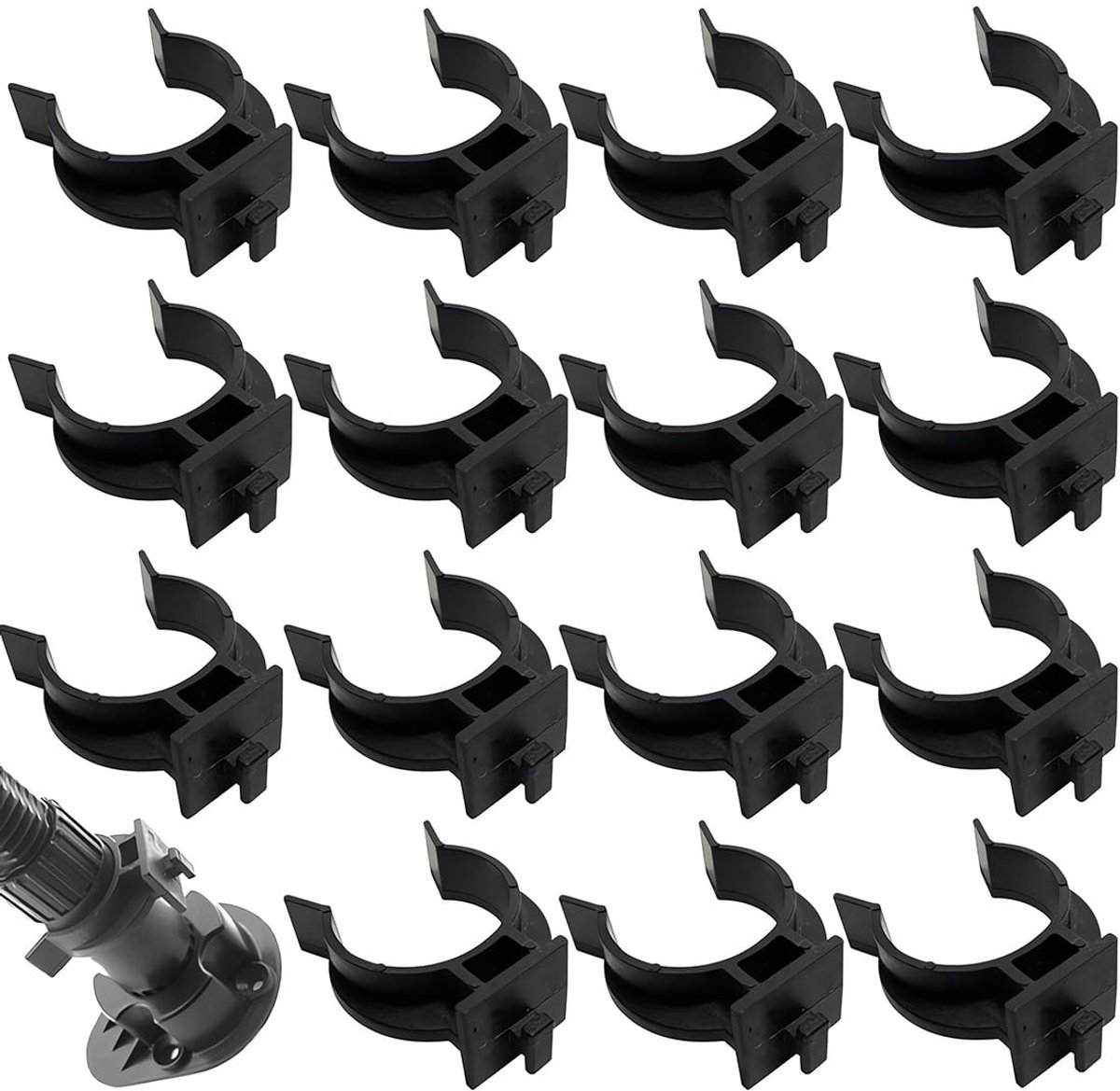 Solidchoice - Set van 15 Universele Keukenklemmen van ABS Plastic