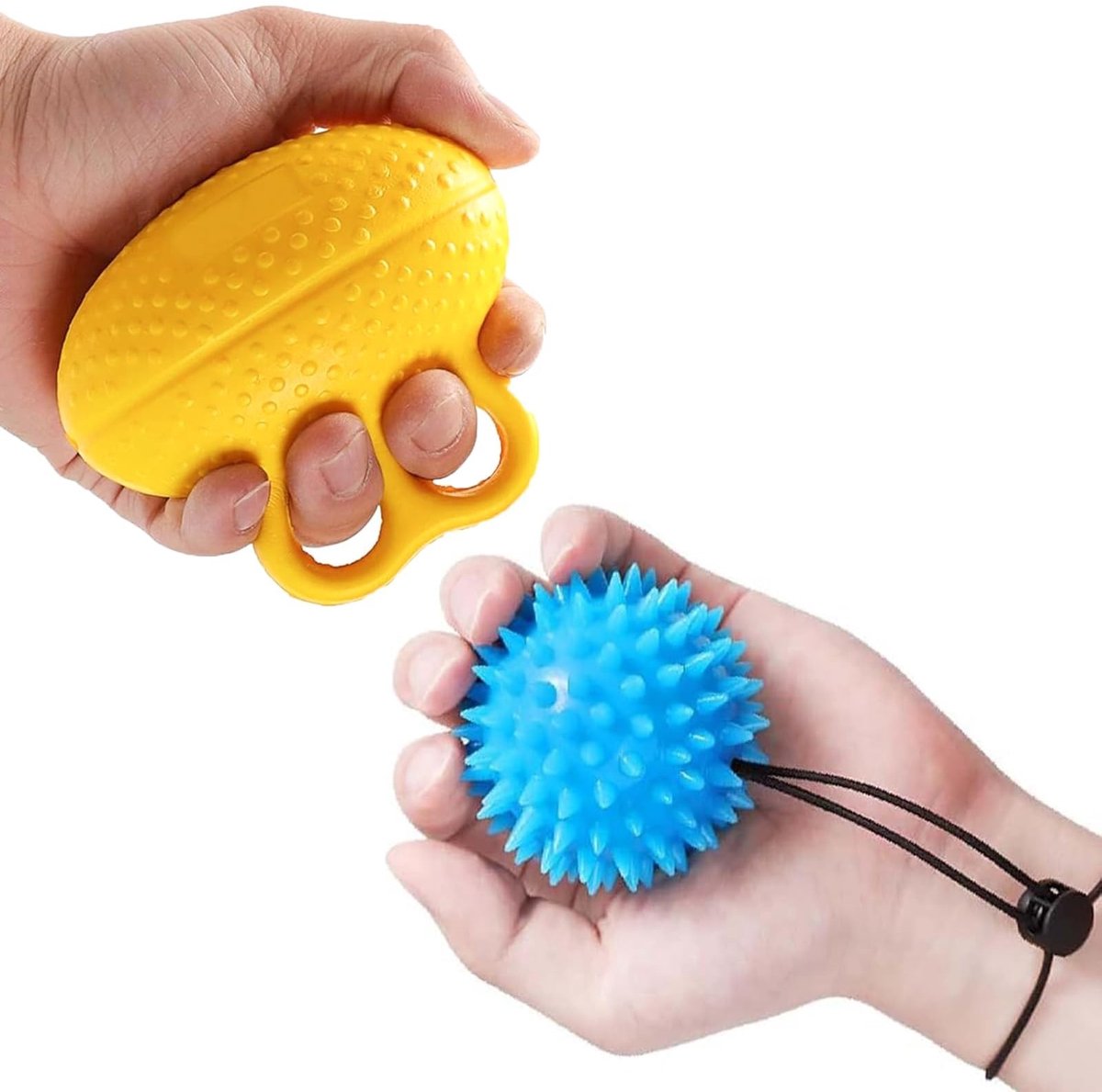 Solidchoice - Set van 2 Handtrainingsballen voor Stressverlichting