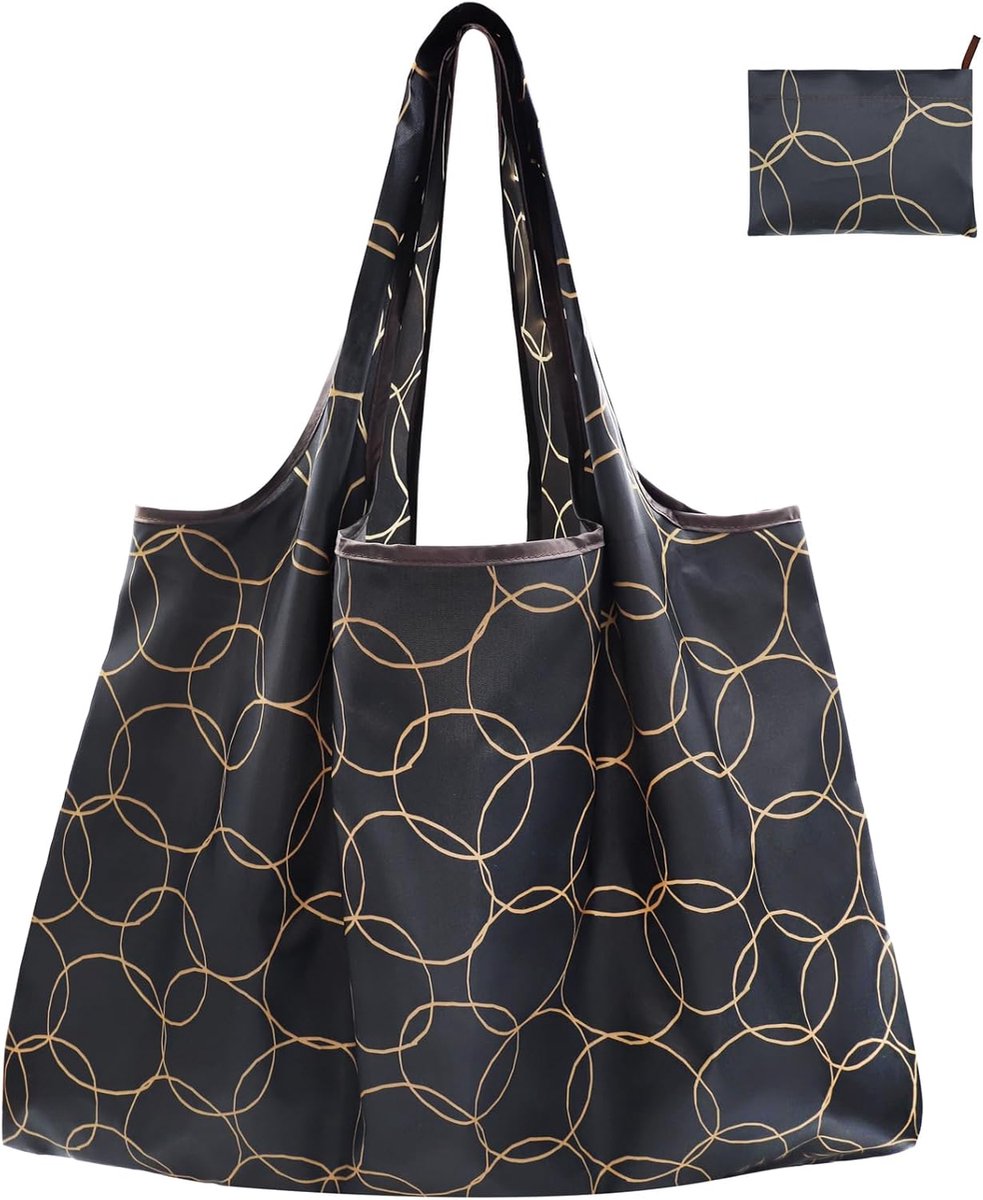 Vouwbare boodschappentas 56 x 67 cm - stof - herbruikbaar - ideaal voor fruit - SnelShoppen
