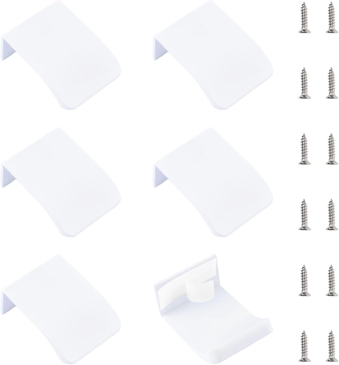 Vinger randtrekker 6Pcs - zelfklevend - moderne stijl - eenvoudig te vervangen - SnelShoppen