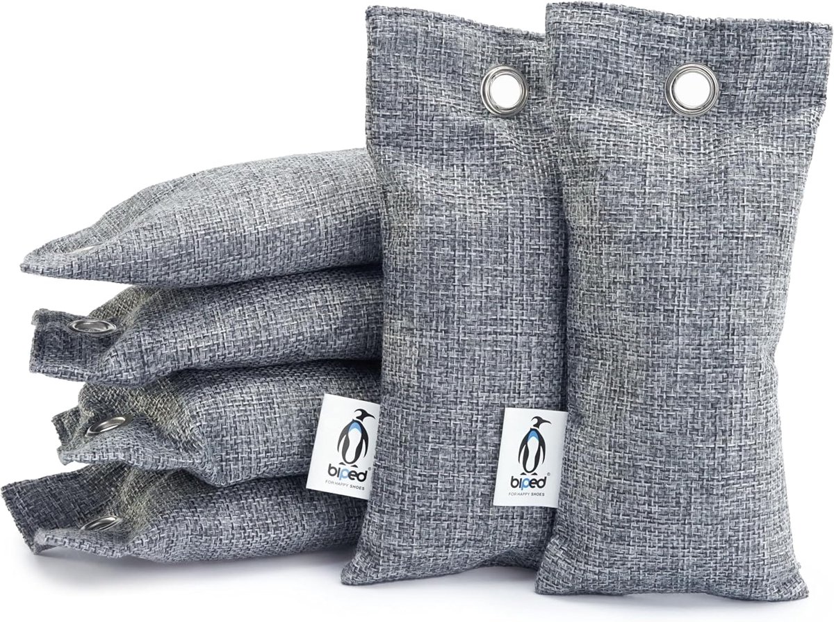 SnelShoppen - FRESH! Schoen Kussen met Geactiveerd Bamboe Houtskool Tegen Voetgeur - Natuurlijke Schoen Droger - Geurverwijderaar voor Onaangenaam Rui