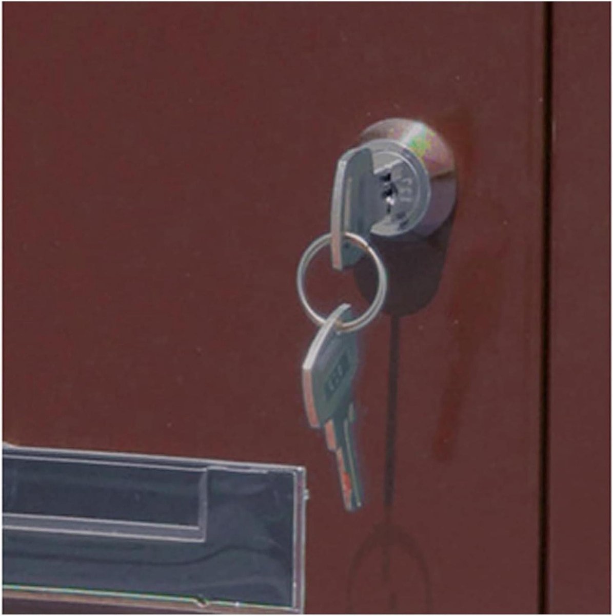 Brievenbus Metaal - Wandbrievenbus Postbak - Post Ontvangen - Met Slot en Sleutel - 217mm x 300mm - Grijs