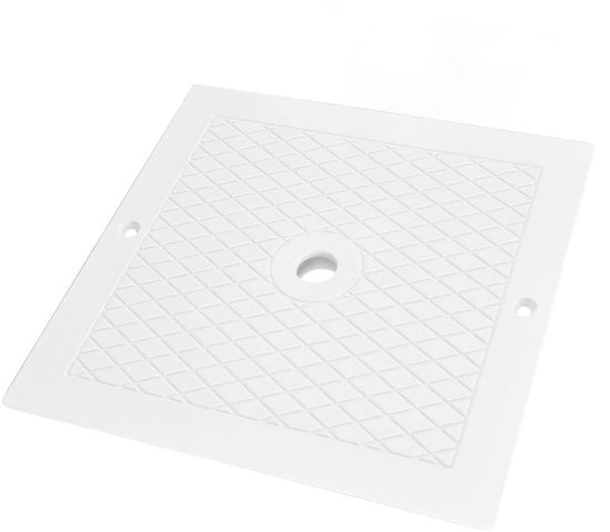 Zwembadaccessoires 25,5 cm vierkante skimmerafdekking, effectieve filtratie, eenvoudig te installeren, vierkante skimmerafdekking voor zwembad, spa-skimmerdeksel, hoog