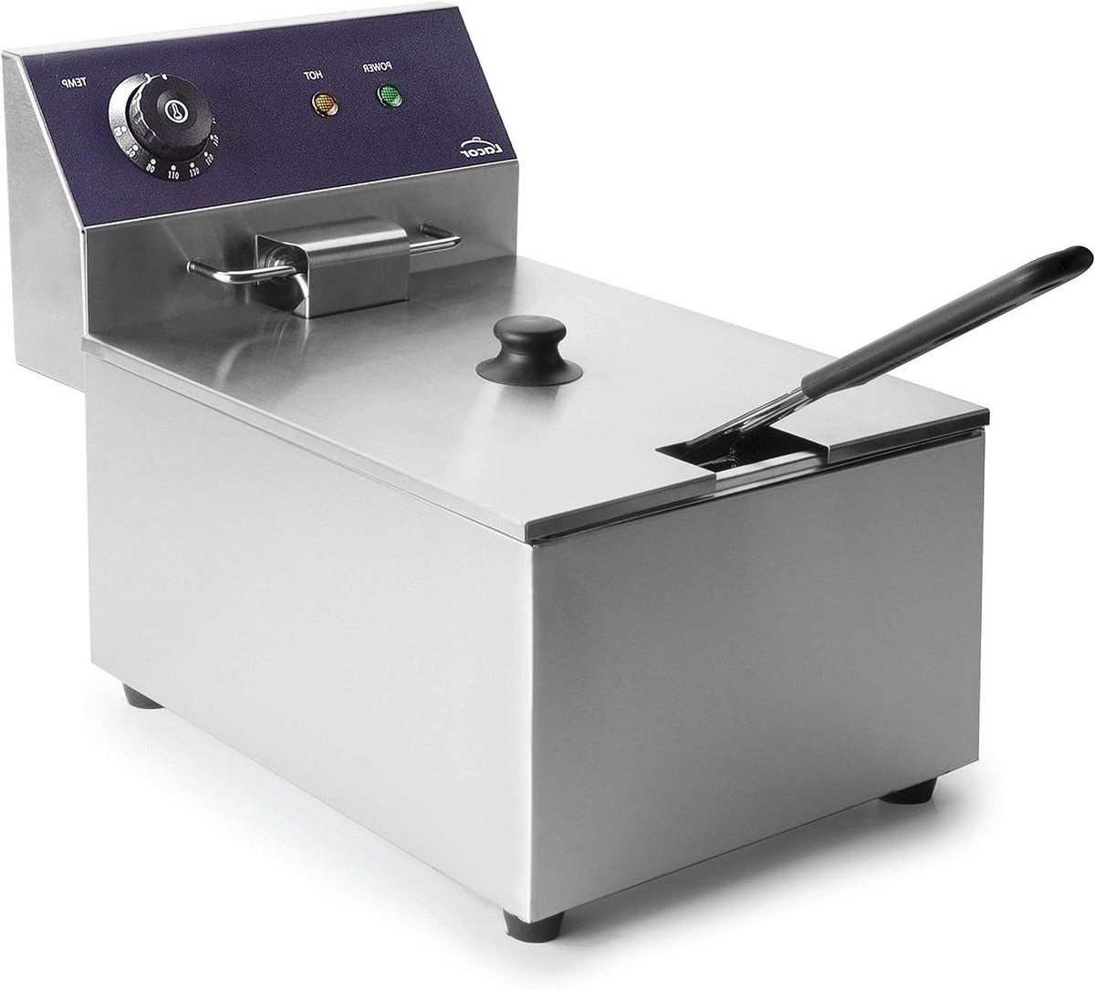 Elektrische Friteuse - Frituurpan - Lekker Frituren - Professionele Prestaties - 6 Liter - Wit