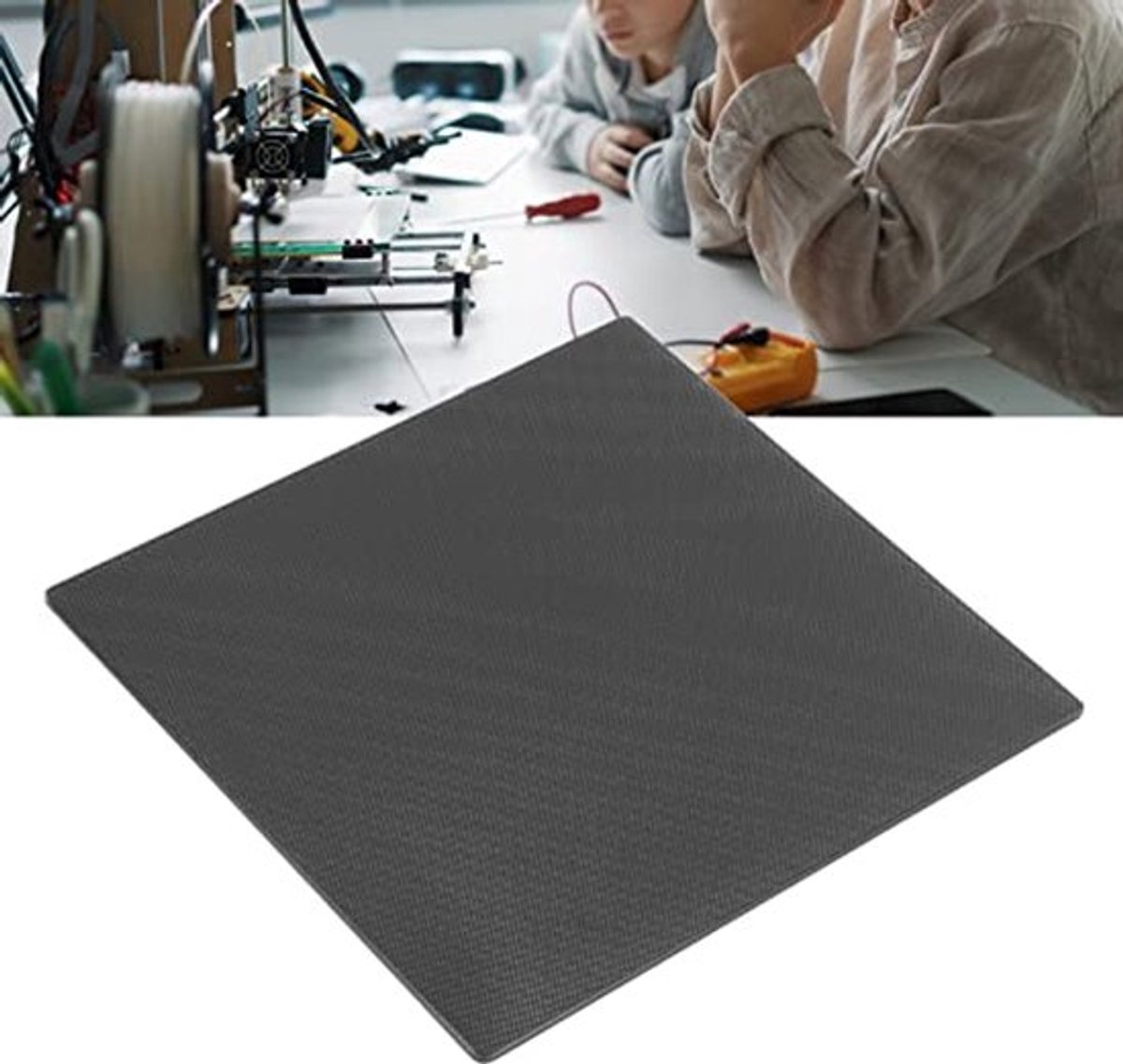 CR 6 SE 3D Printer Tempered Glass Bed Print Bed met Sterke Hechting Warmtebestendig Eenvoudig Mold Verwijderen voor CR 6 SE Gebruikers
