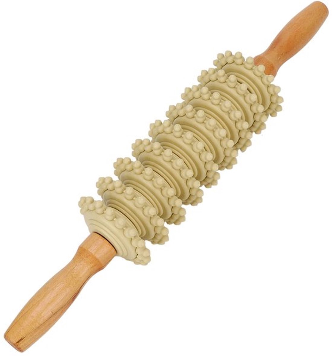 Houten Massage Roller - Spierontspanning - Ideaal voor Been- en Lichaamsmassage