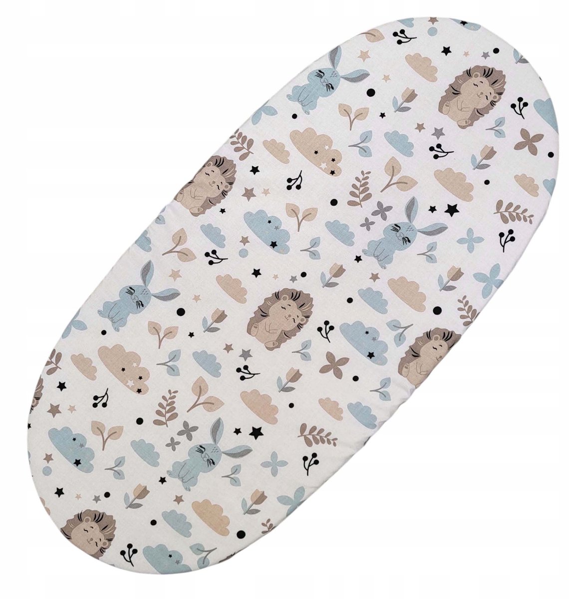 Hoeslaken 75x35 cm voor kinderwagen/wieg - 100% Katoen