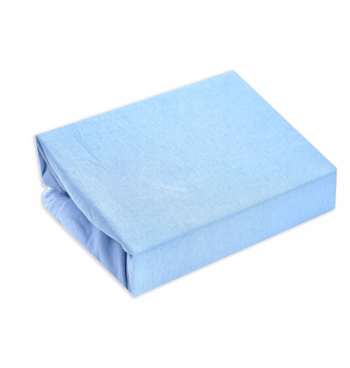 Jersey Hoeslaken met Elastiek 90x200 cm - Zacht Blauw