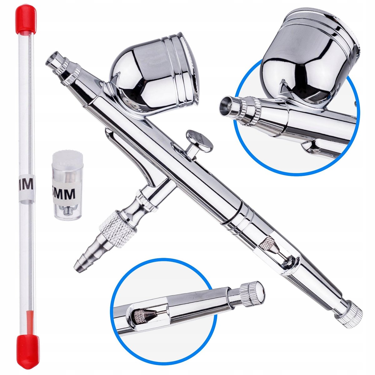 Professionele Airbrush Set - 0,2 mm & 0,3 mm Dubbele Actie