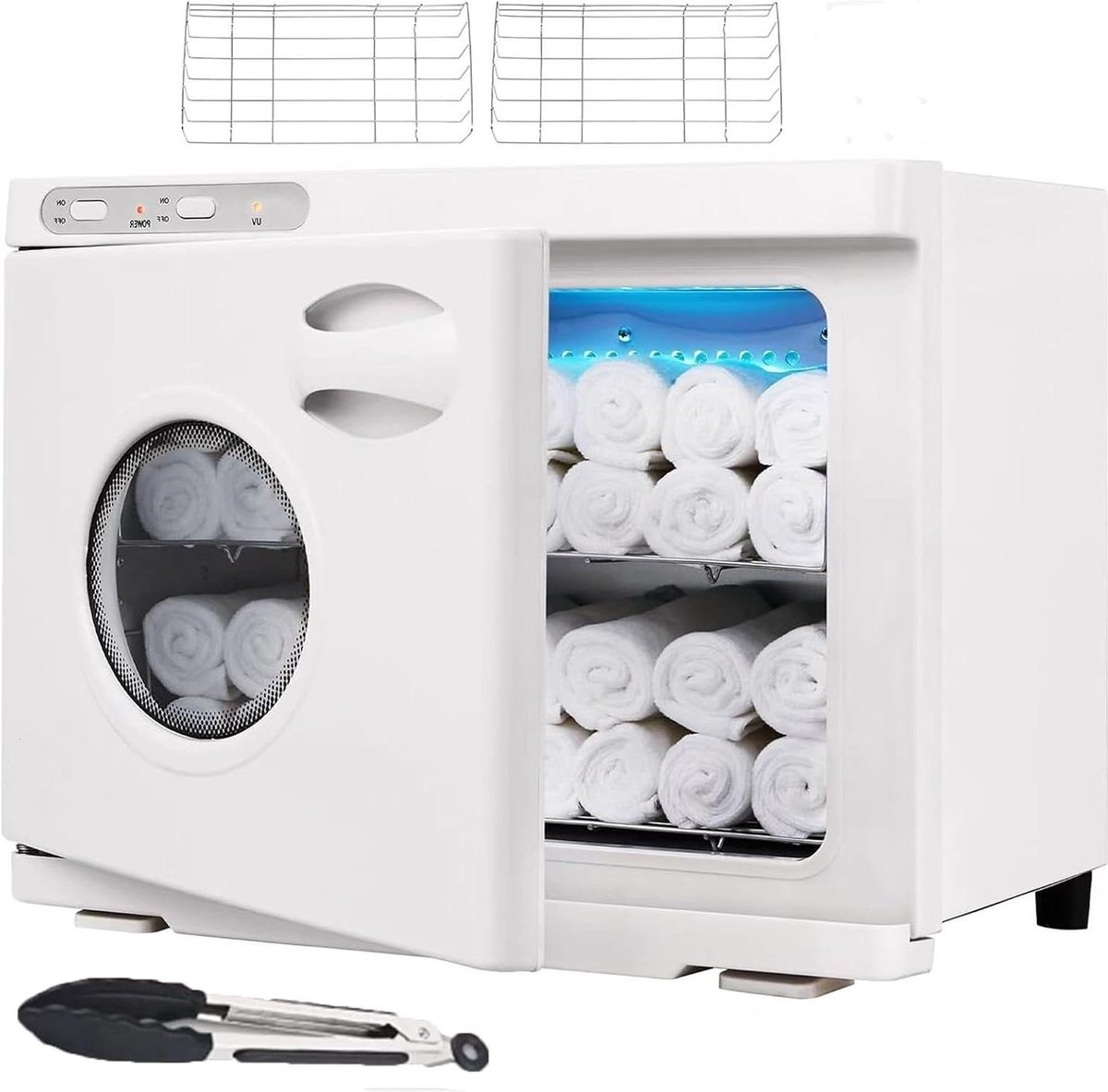 Verwarmde Handdoek Stomer - Handdoek Warmer - Hygiënisch Werken - 360 Graden Verwarming - 23 Liter - Zwart