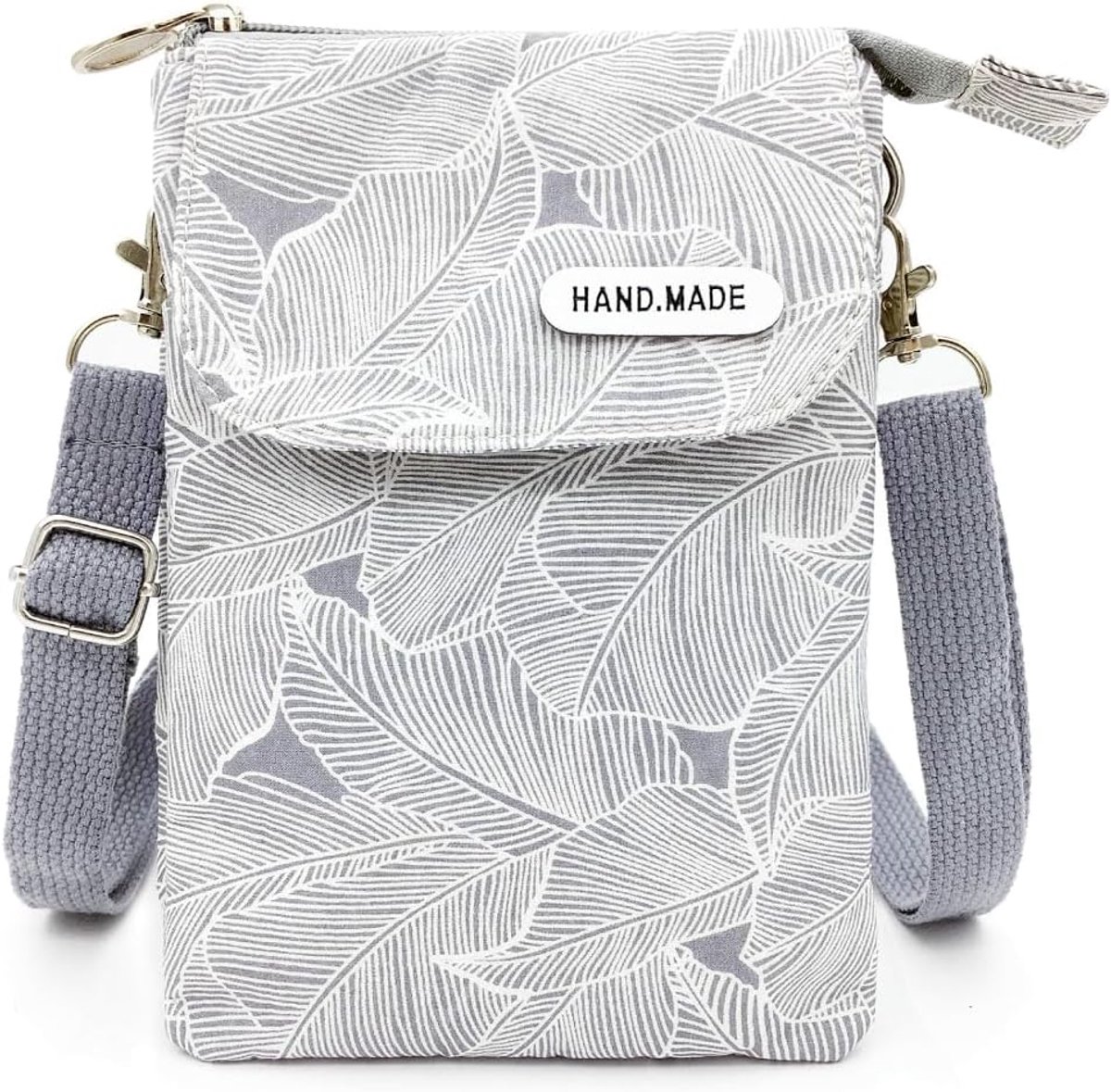 Mobiele telefoon tas voor vrouwen - canvas - schouderriem - ideaal voor dagelijks gebruik - SnelShoppen