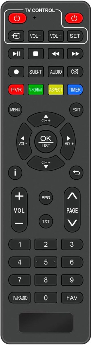 ALLIMITY Afstandsbediening compatibel met Owerslyn Decoder H265 H265-MINI - ShopVlot