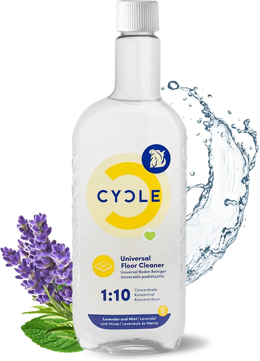 CYCLE 10 x concentraat universele reiniger – duurzame, gerecyclede en plantaardige ingrediënten effectief voor schone - ShopVlot