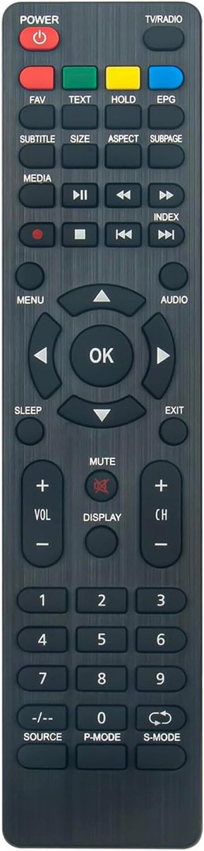 ALLIMITY Remote control replacement suitable for Brandt Q.Bell TV B5006UHD, B3232HD-LED, B3234HD-LED, QR20A03, QT28A02 - ShopVlot