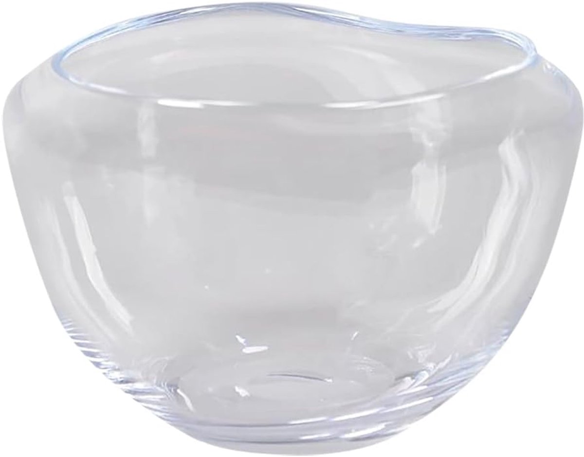 Vaas bloemenvaas glas D 22,5 cm H 15 cm - Elegant ontwerp - Perfect voor elke ruimte - SnelShoppen