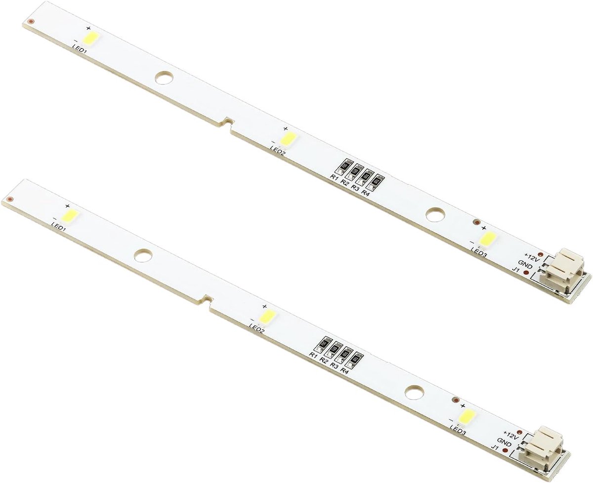 LED koelkastverlichting strips - set van 2 - vervangend voor RONGSHENG en HISENSE - helder licht voor beter zicht - ShopVlot