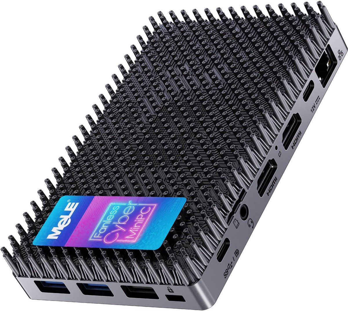 Mini PC MeLE Cyber X1 - 16GB RAM - 512GB SSD - Ideaal voor thuiswerken - ShopVlot