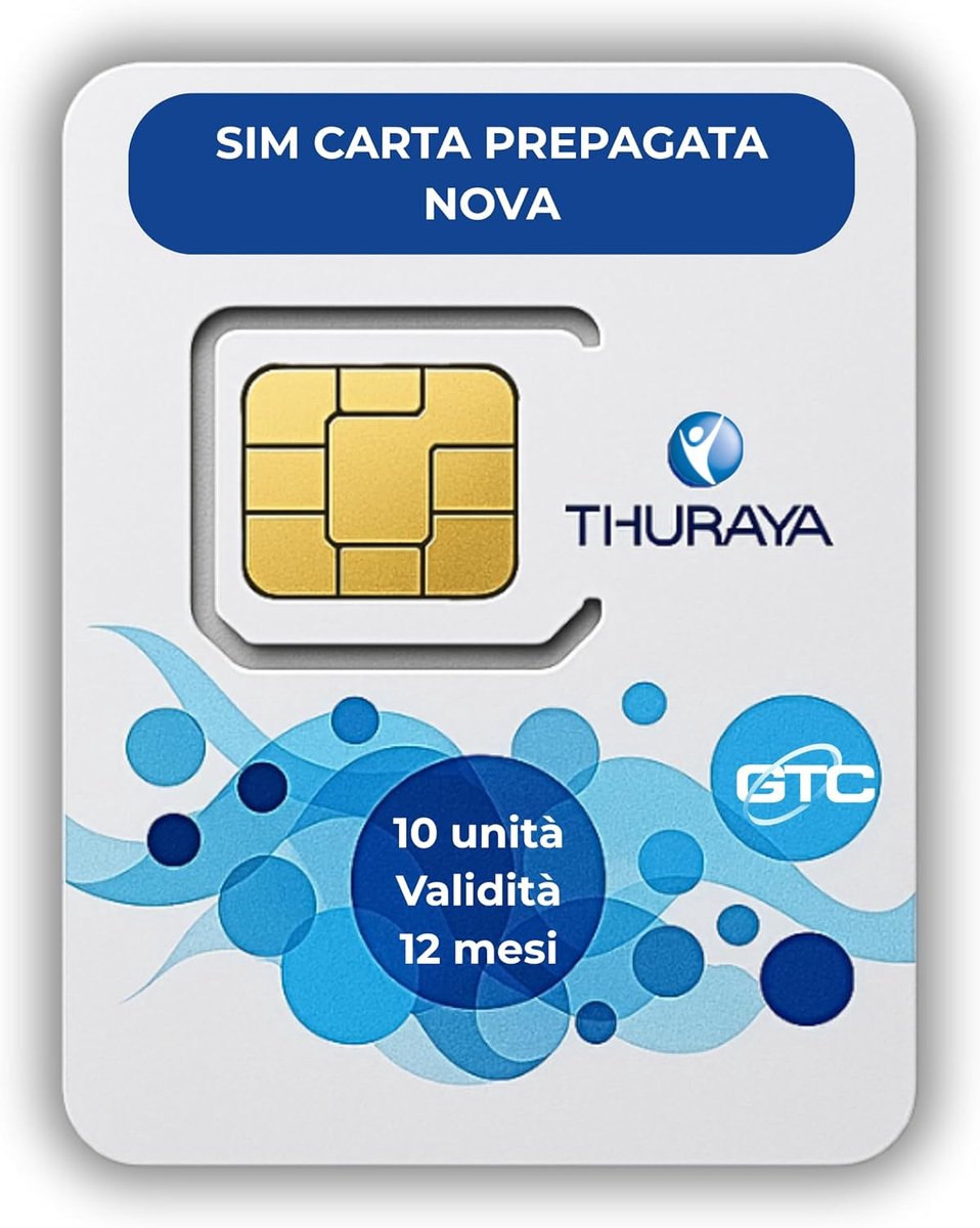 Satelliettelefoon met Nova SIM-kaart - 10 eenheden prepaid - betrouwbare verbinding in meer dan 160 landen - ShopVlot