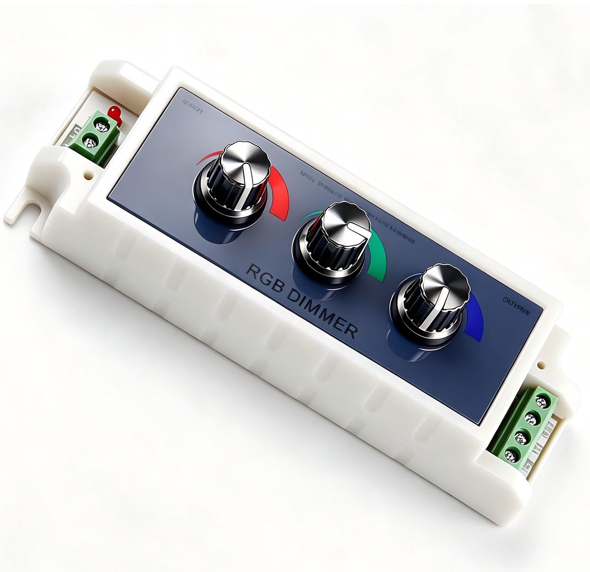 LED-dimmer 12V-24V 9A - 3-kanaals RGB controller - instelbare helderheid - eenvoudig in gebruik - ShopVlot