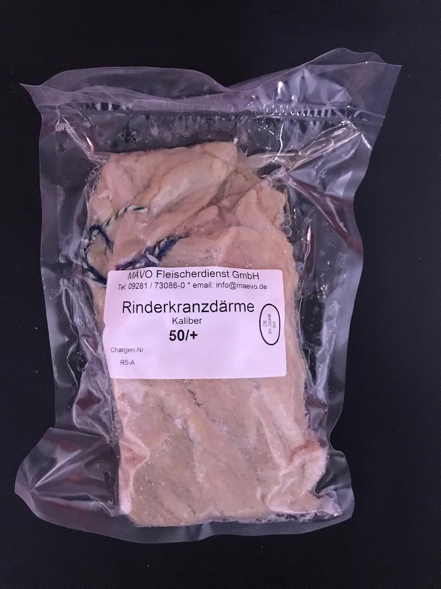 Kranzdarm 9 m - caliber 50+ - topkwaliteit - ideaal voor worstmaken - ShopVlot