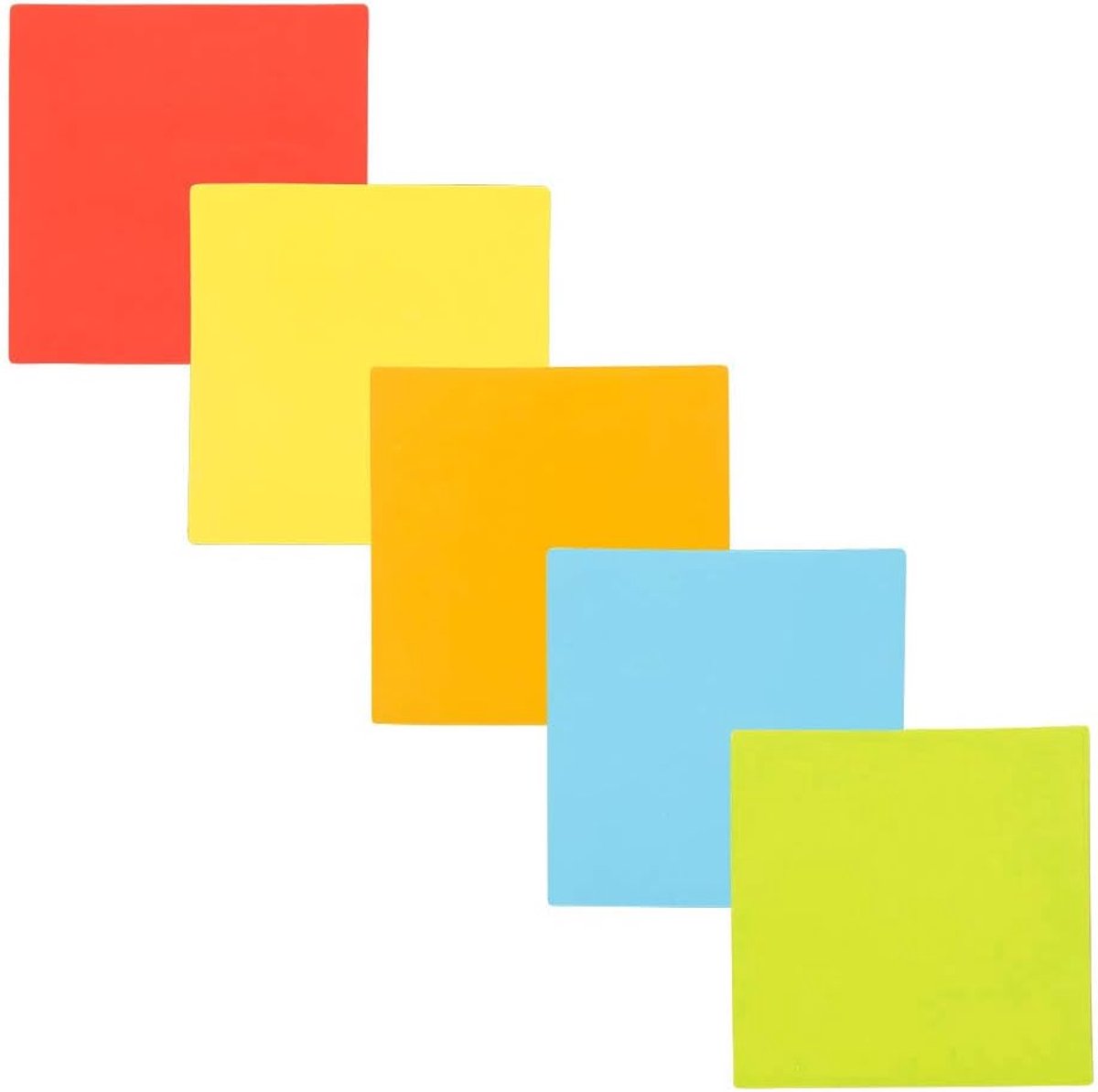 Magneten 5 x 5 cm - herschrijfbaar - set van 25 - ideaal voor planners en whiteboards - ShopVlot