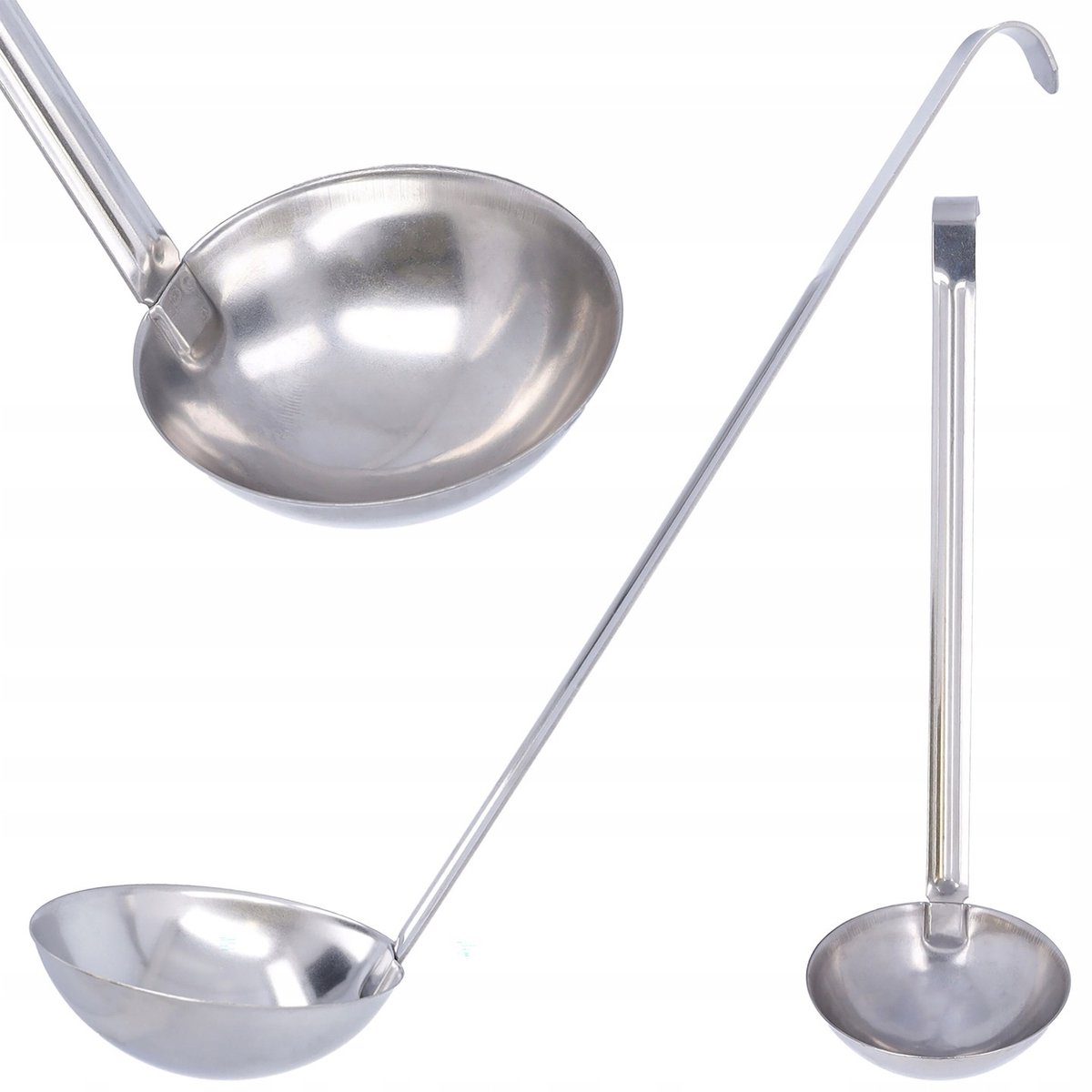RVS Soeplepel 28cm 100ml - Ideale Opscheplepel voor Soepen en Sauzen