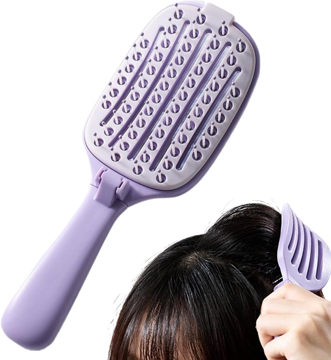Opvouwbaar accessoire voor haarstyling, stijlkam, voor dames en meisjes, onderweg, thuis, salon, hotel, reizigers, zwemmers, badkamers