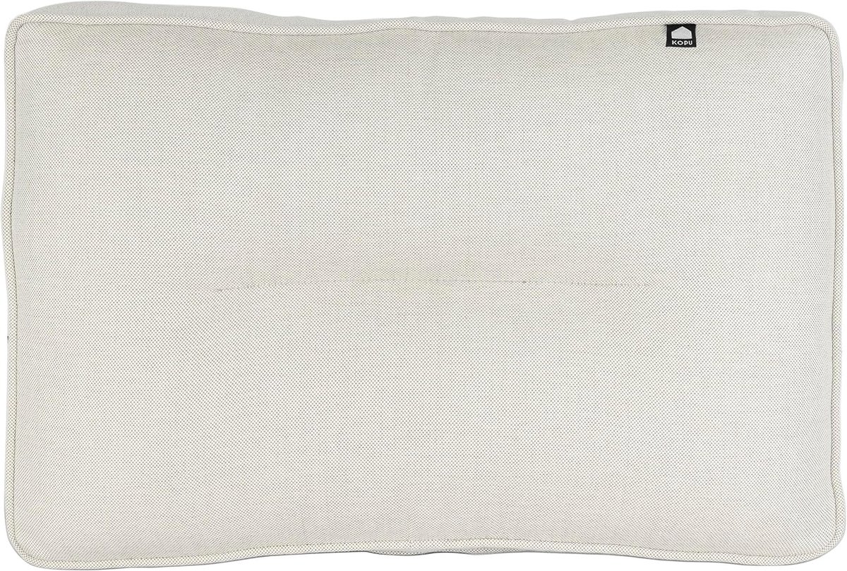 Lounge rugkussen 60 x 40 cm - Dralon - Beige - Extra comfort voor buiten - SnelShoppen