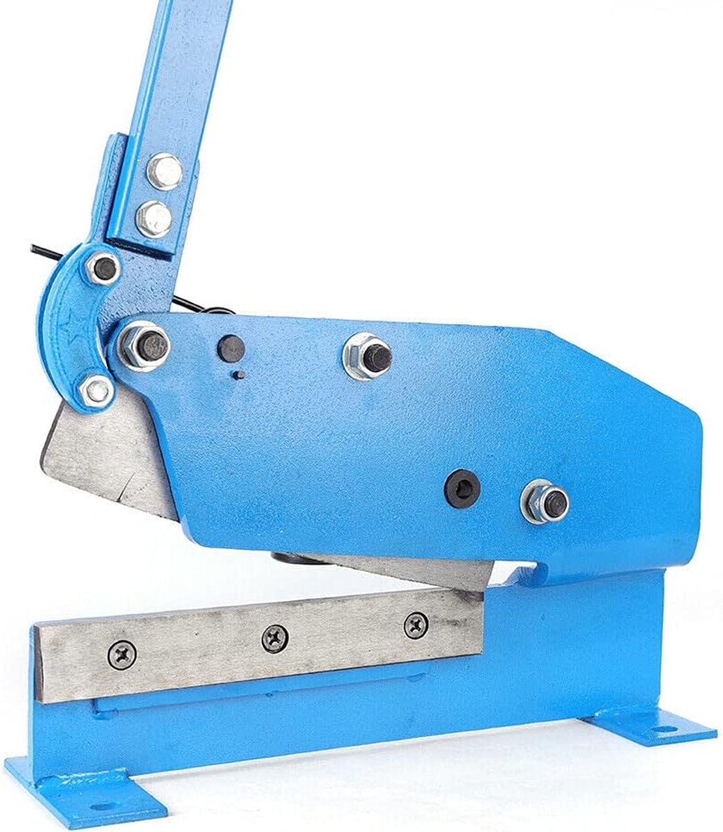 125/200 mm hefboomschaar schaar meslengte metalen schaar hefboomschaar afkantbank (blauw) (200 mm)