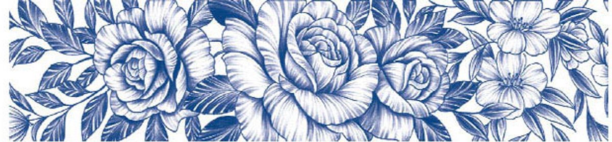 Tijdelijke tattoo Rose Cascade Band 2 weken