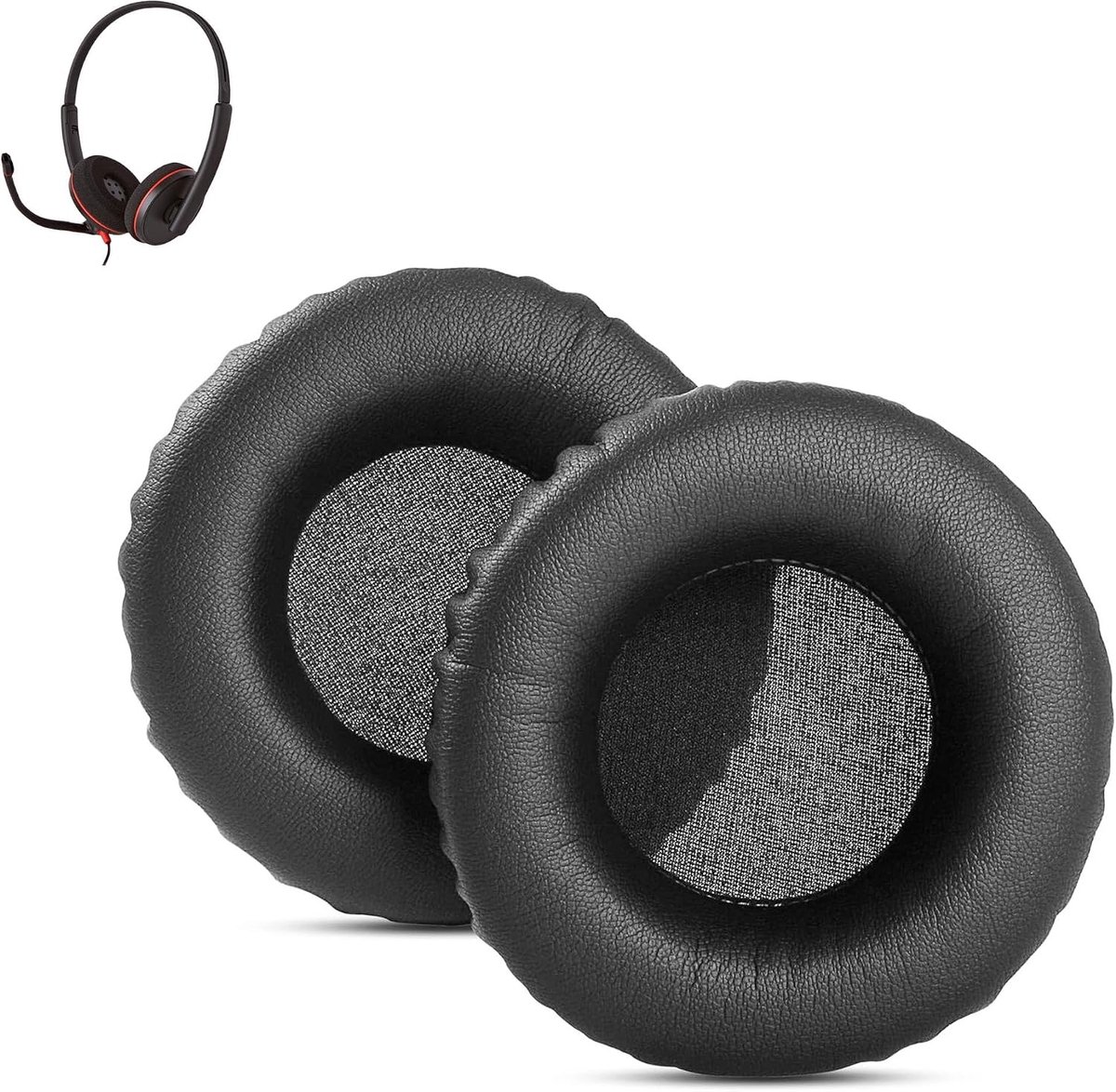 Oorkussens vervangend - Zacht eiwitleer/memory foam - Geluiddemping - Optimale comfort - ShopVlot