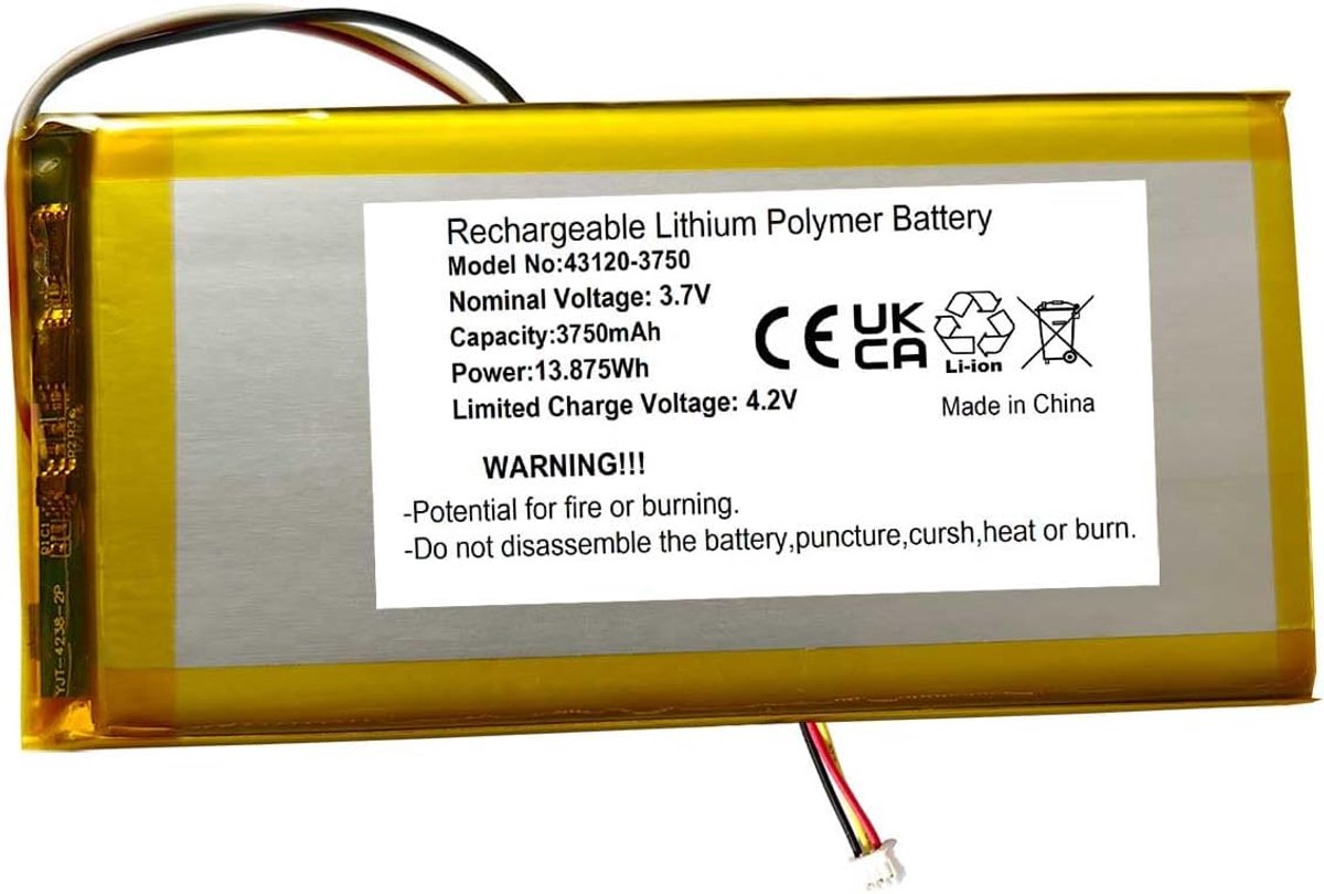 Batterijvervanging voor RK Royal Kludge N80 - 3750mAh oplaadbare batterij - Lange levensduur - ShopVlot