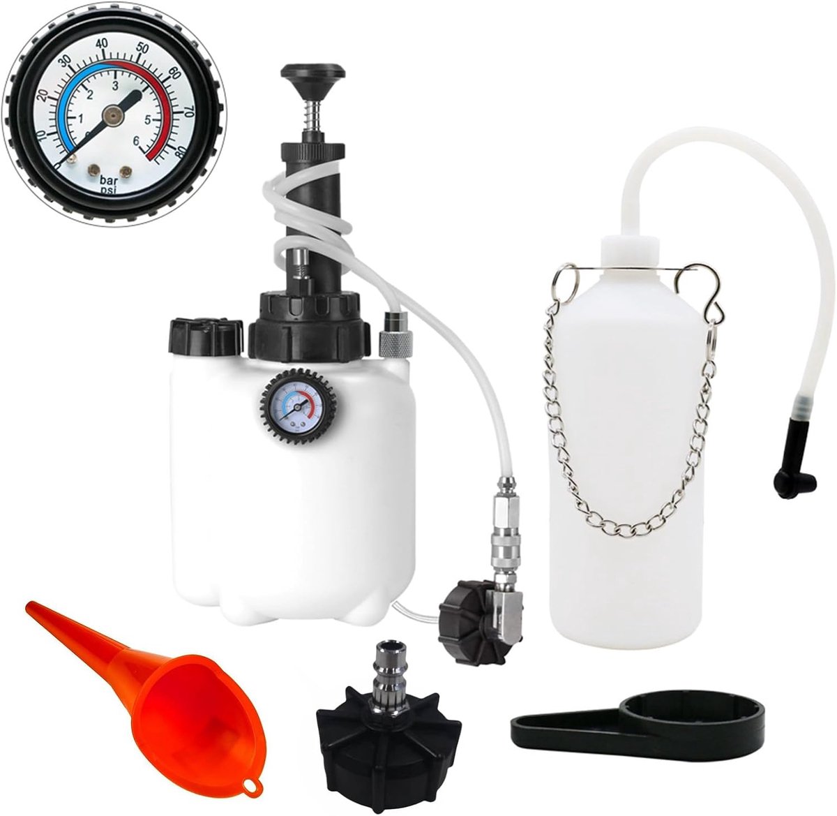 Rembleed apparaat 3 liter - inclusief 1 liter remvloeistoffles - 45 mm adapter - eenvoudig remvloeistof vervangen - ShopVlot