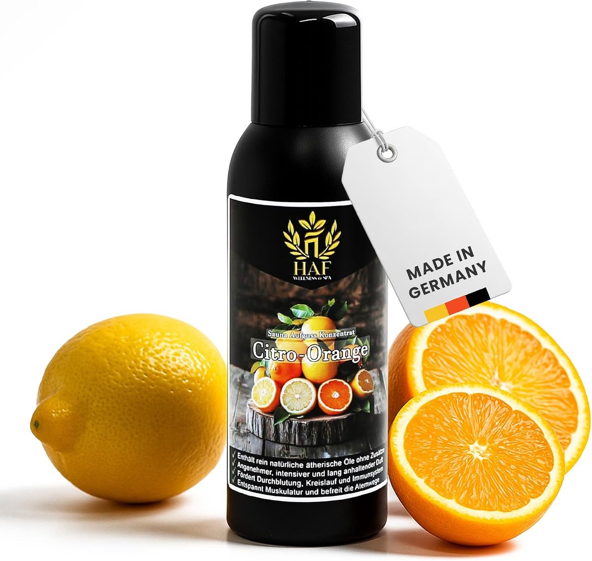 Sauna infusie concentraat 100 ml - citro orange - natuurlijke essentiële oliën - intense geurbeleving - ShopVlot