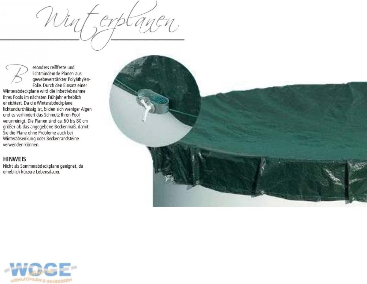 tarpaulin rond 640 cm - winter zeil - weerbestendig - ideaal voor bescherming - ShopVlot