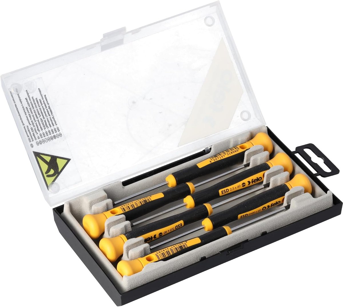 Precisie tangenset 6 stuks - ESD - antistatisch - ideaal voor elektronica - ShopVlot