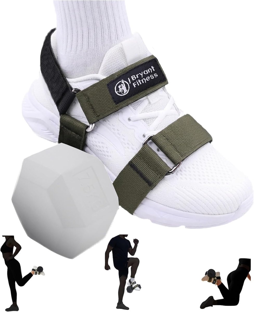 Halter-voetlussen voor scheenbeentraining - verstelbare enkelriemen - krachttraining - veelzijdige beentraining - ShopVlot