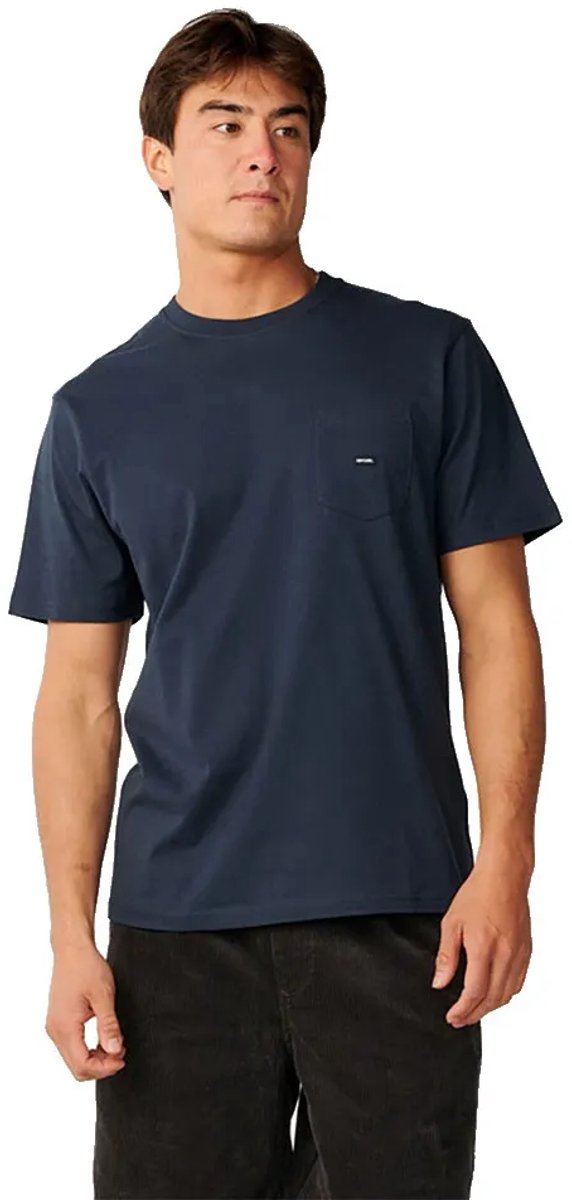 Rip Curl Pacific Rinse Pocket T-shirt Met Korte Mouwen L Man Blauw
