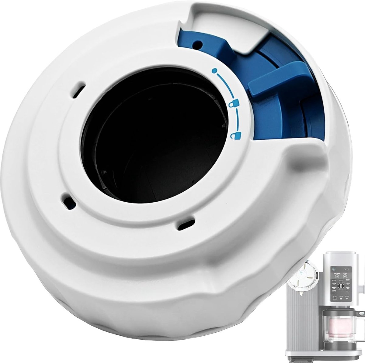 Doseer deksel vervanging voor Ninja CREAMi Swirl Soft Serve - vaatwasmachinebestendig - eenvoudig in gebruik - ShopVlot