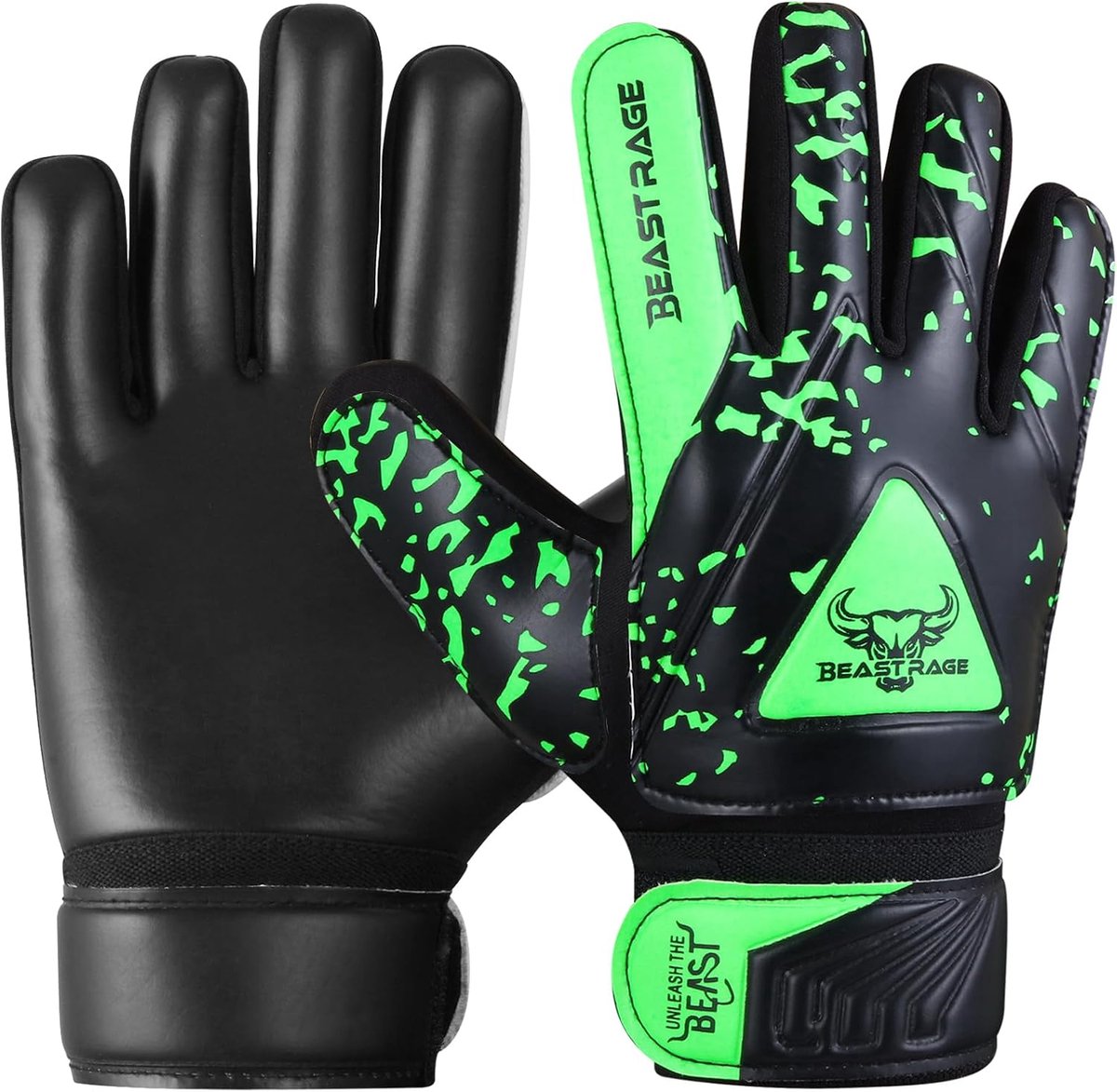 Groene kinderkeeperhandschoenen - voetbaltraining en cadeau