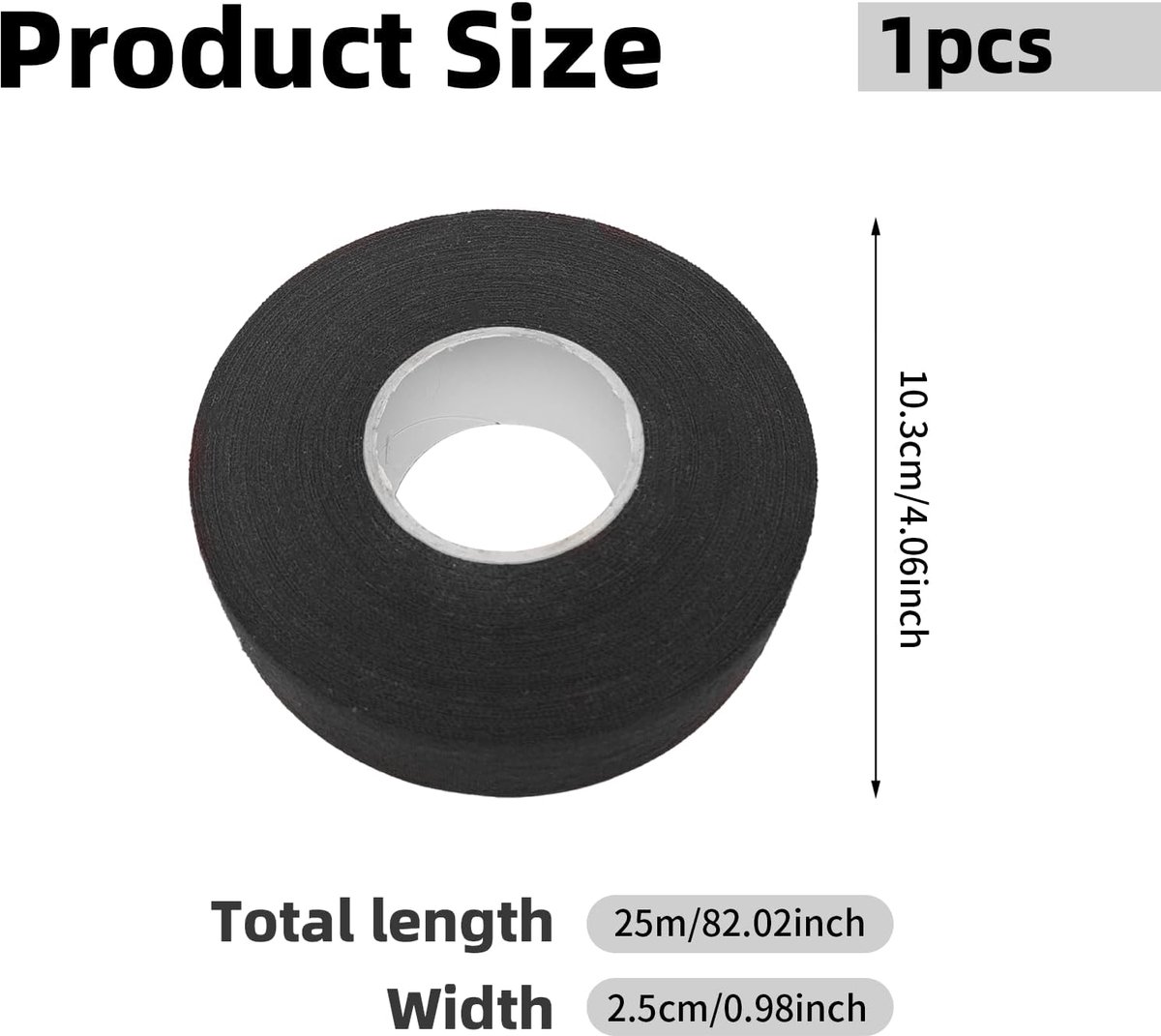 Antislip plakband 25m - griptape voor halters - stevig en duurzaam - optimale grip tijdens krachttraining - ShopVlot
