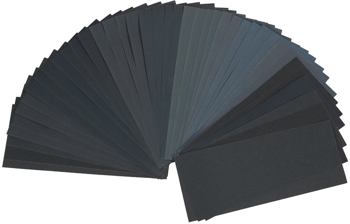 Schuurpapier 40 vellen - 320 tot 3000 grit - nat en droog - ideaal voor hout en metaal - ShopVlot