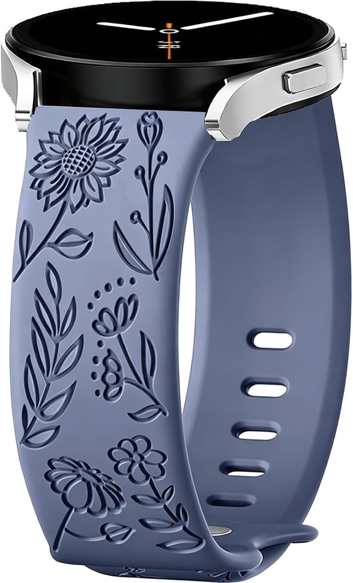 Horlogeband 20mm - Sport Siliconen - Vervangend Bandje - Ideaal voor actieve gebruikers - ShopVlot