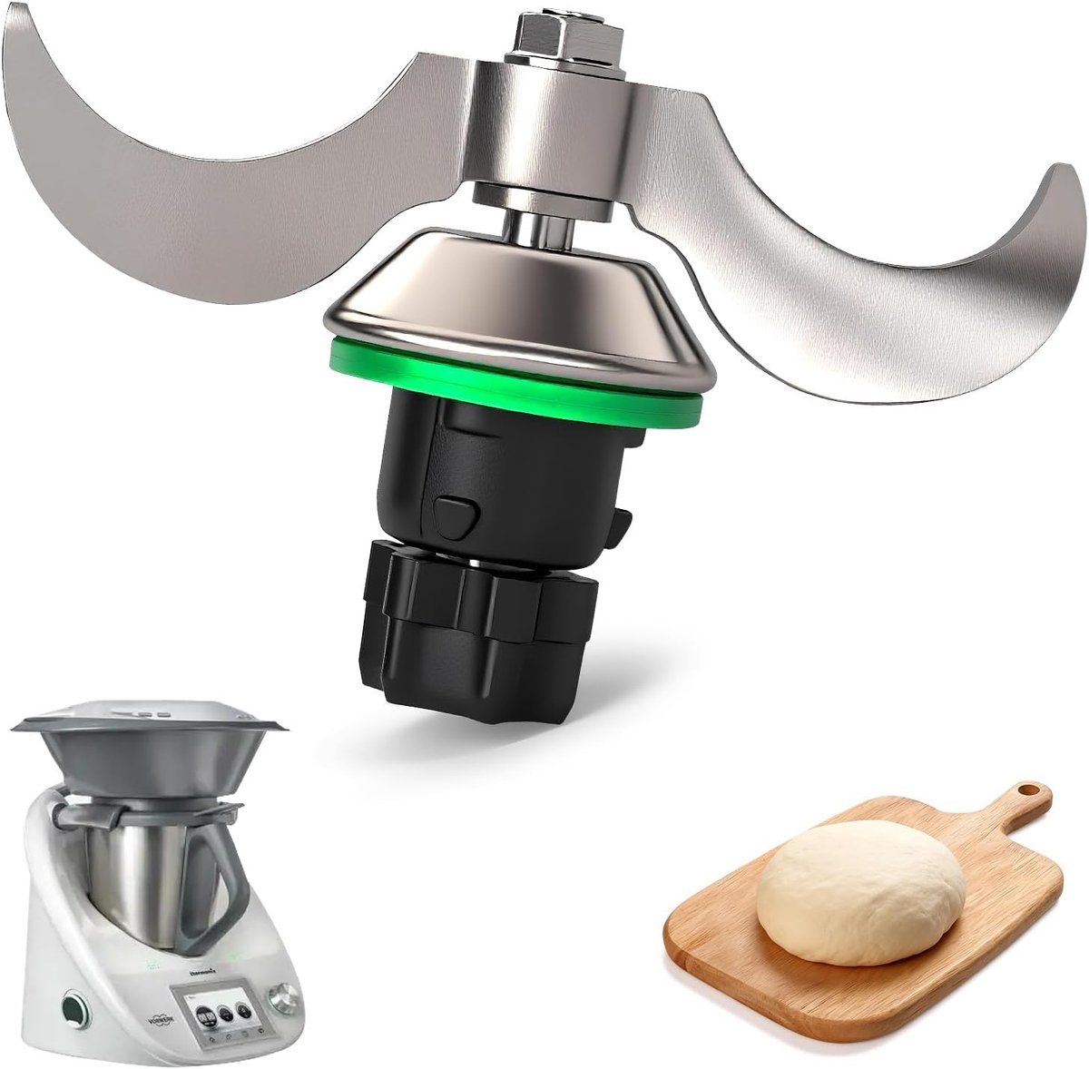 Deegmes voor Thermomix TM6 TM5 - Vervangingsmes - Eenvoudig te installeren - Optimale prestaties - ShopVlot